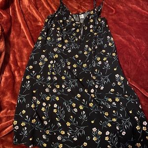 Flowy floral mini dress